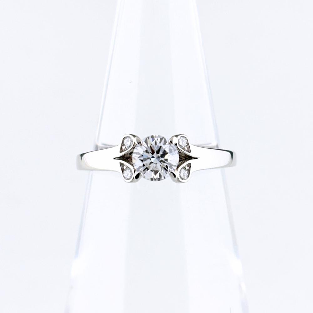 CARTIER Silver Diamond Ring